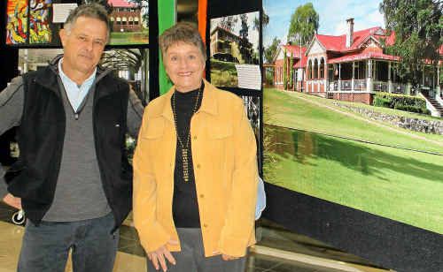 Slade Lives Again members Ian Perkins and Ev Eastwell with the display at the Rose City Shoppingworld. Slade Lives Again members Ian Perkins and Ev Eastwell with the display at the Rose City Shoppingworld.